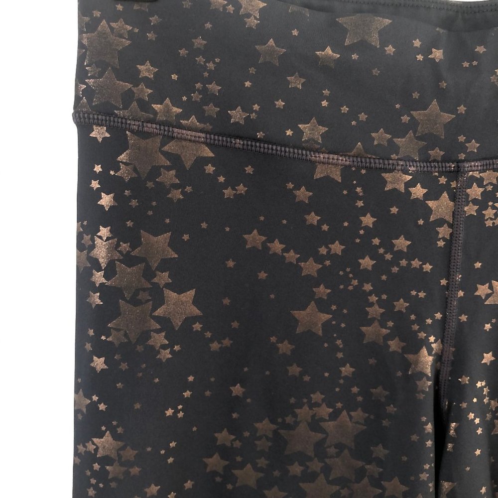 Navy Leggings with Gold Stars